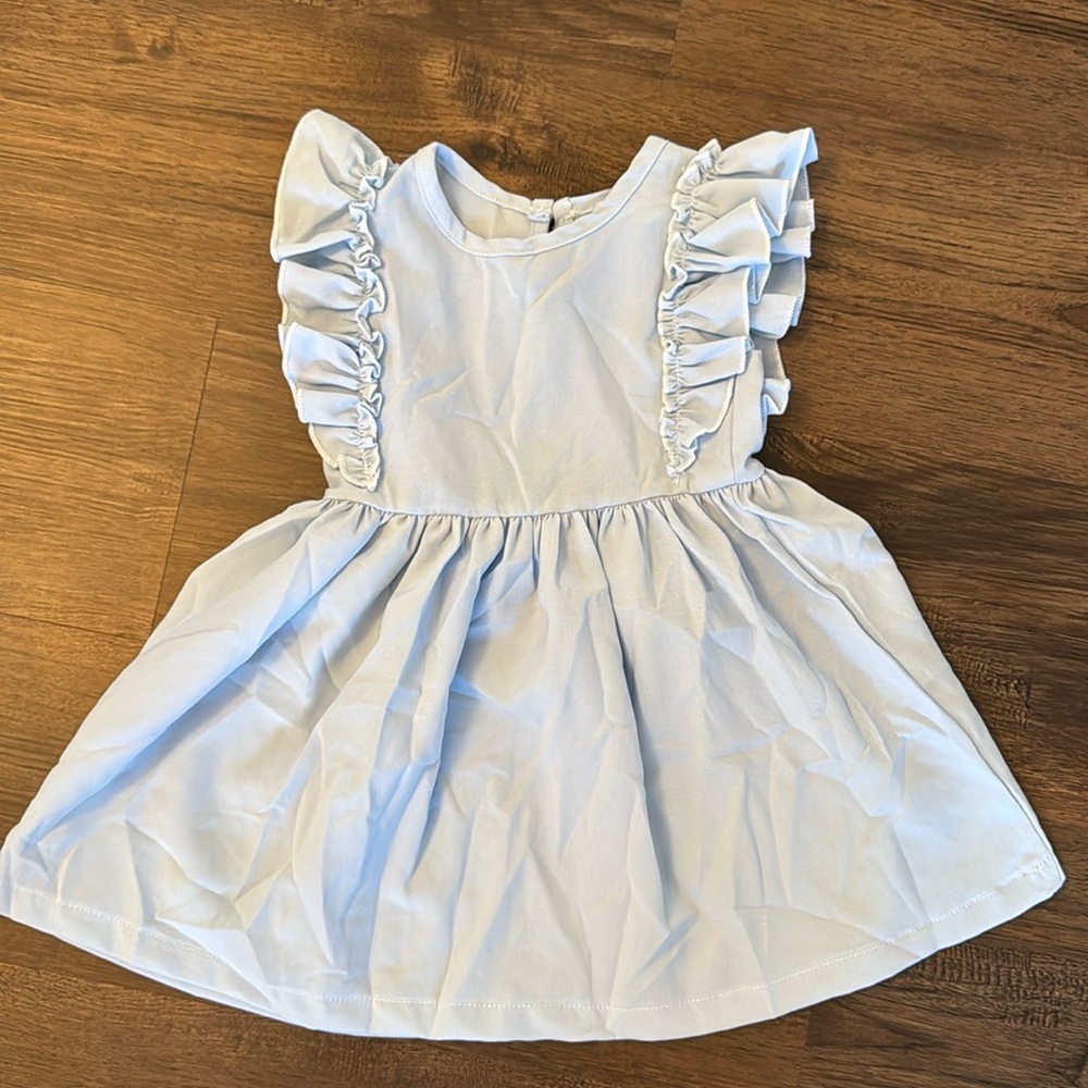 Baileys Blossoms ruffle spring water dress